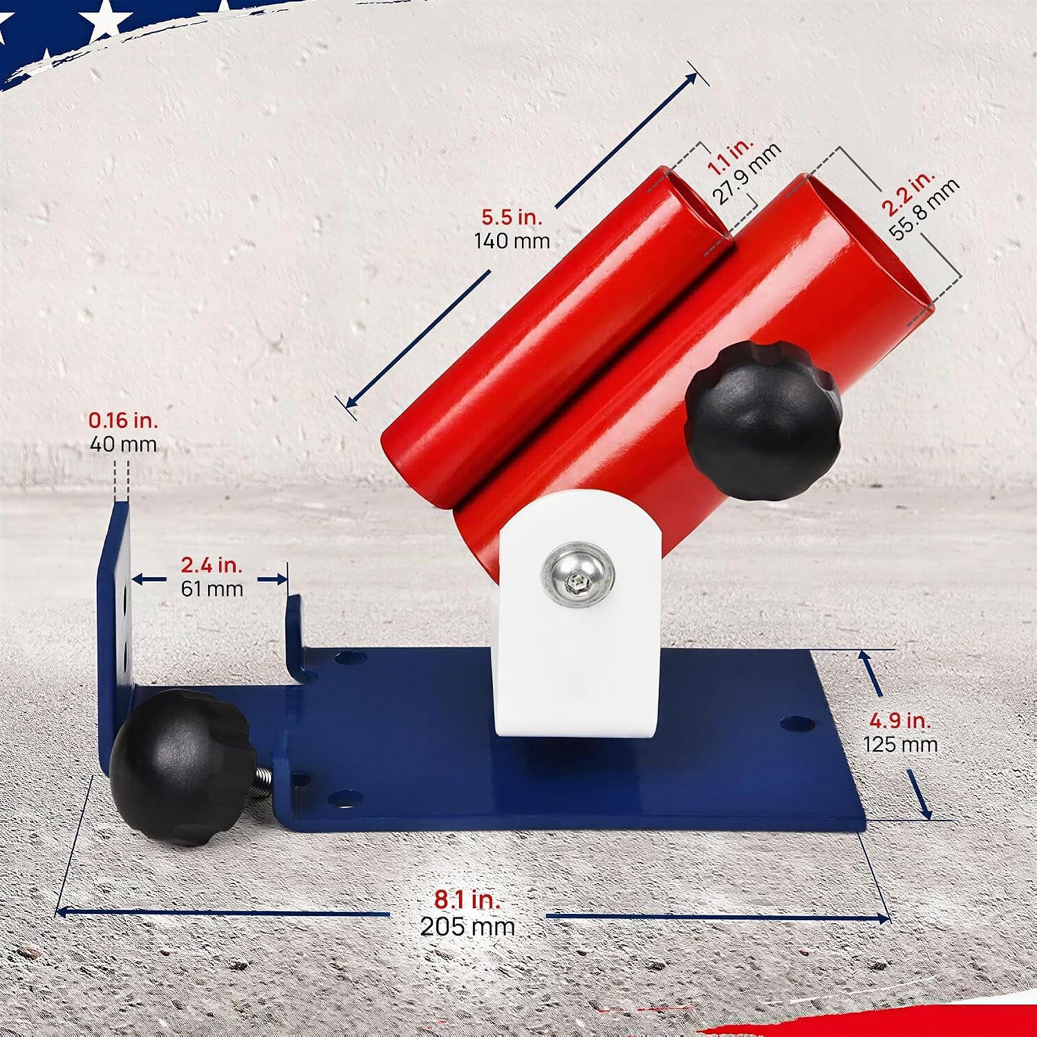 Exercise Machine Adjustable T Bar Row Attachment, D Row Handle/Landmine Handle Attachment with Textured Rubber Handles