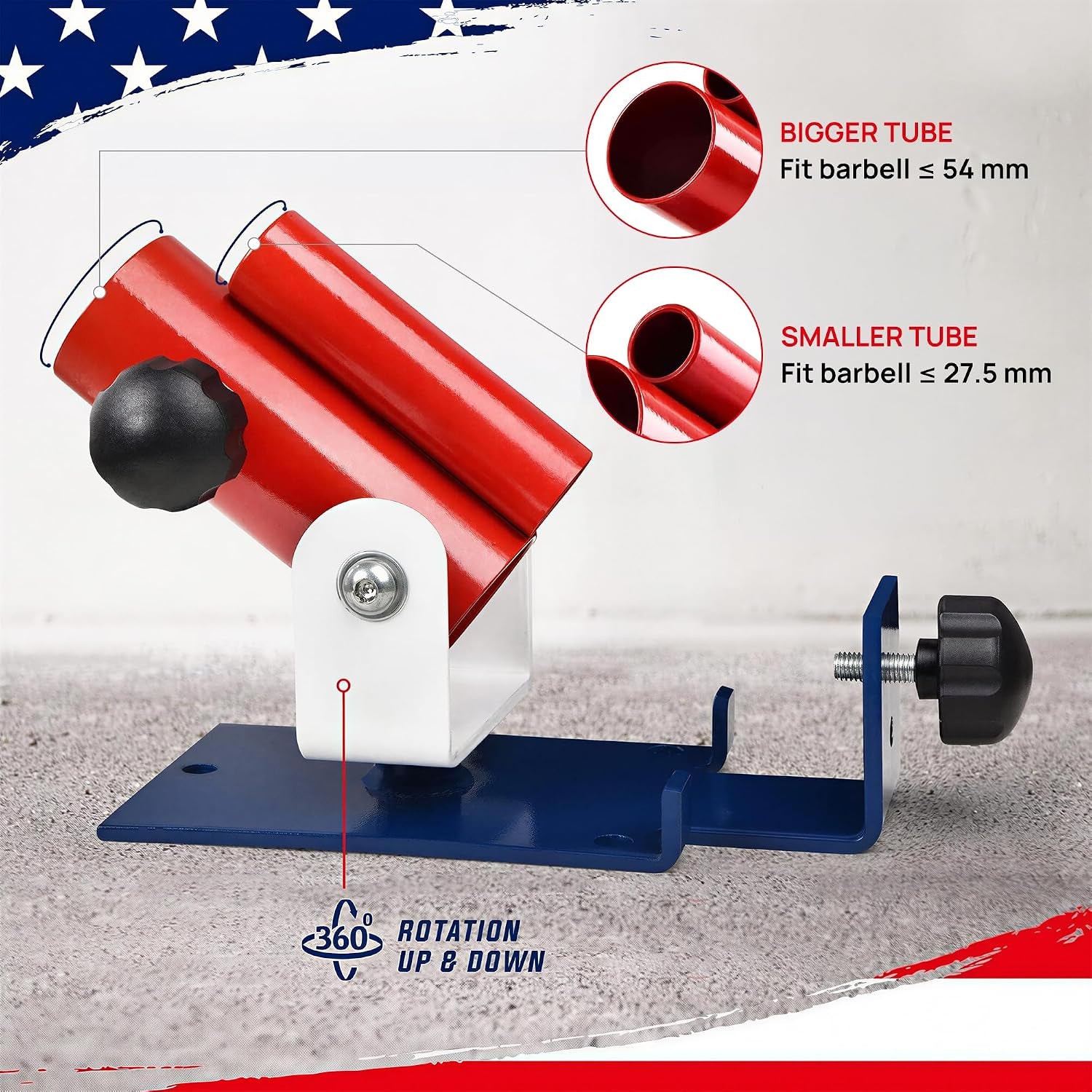 Exercise Machine Adjustable T Bar Row Attachment, D Row Handle/Landmine Handle Attachment with Textured Rubber Handles